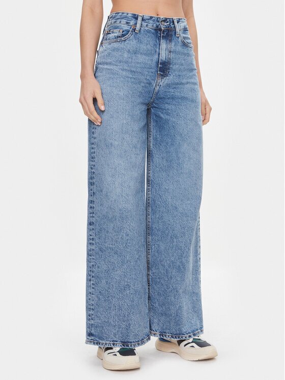 Tommy Hilfiger Blugi WW0WW39634 Wide Leg