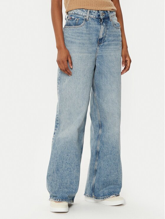 Tommy Hilfiger Blugi WW0WW43705 Wide Leg