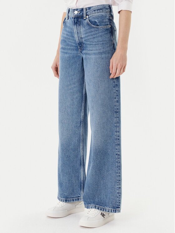 Tommy Hilfiger Blugi WW0WW46484 Wide Leg
