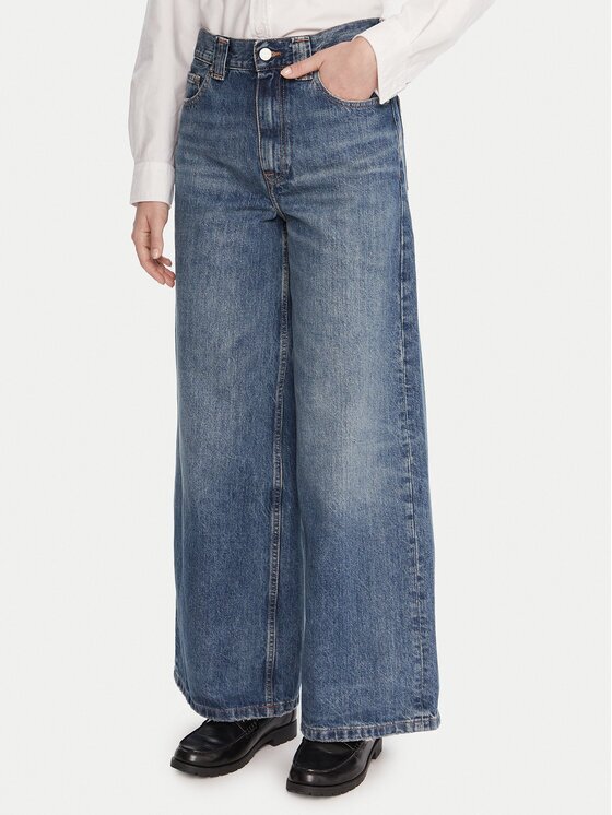 Tommy Hilfiger Blugi WW0WW46731 Wide Leg