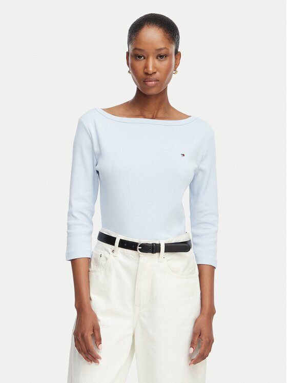 Tommy Hilfiger Bluză Cody Boat-Nk WW0WW49928 Regular Fit