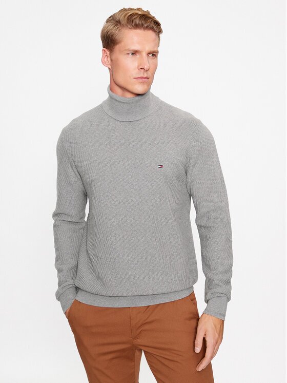 Tommy Hilfiger Bluză cu gât MW0MW33453 Regular Fit