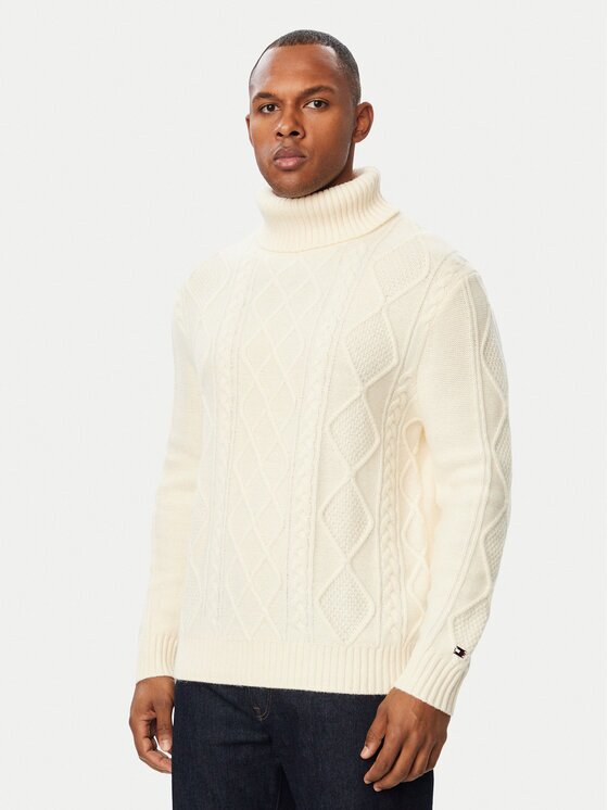Tommy Hilfiger Bluză cu gât MW0MW44706 Regular Fit