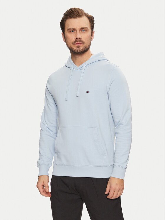 Tommy Hilfiger Bluză Essential MW0MW37235 Albastru celest Regular Fit