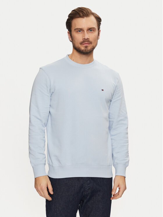 Tommy Hilfiger Bluză Essential MW0MW37237 Albastru celest Regular Fit