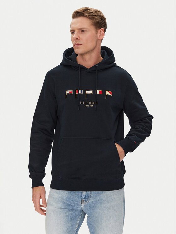Tommy Hilfiger Bluză Multi Flags MW0MW38666 Regular Fit