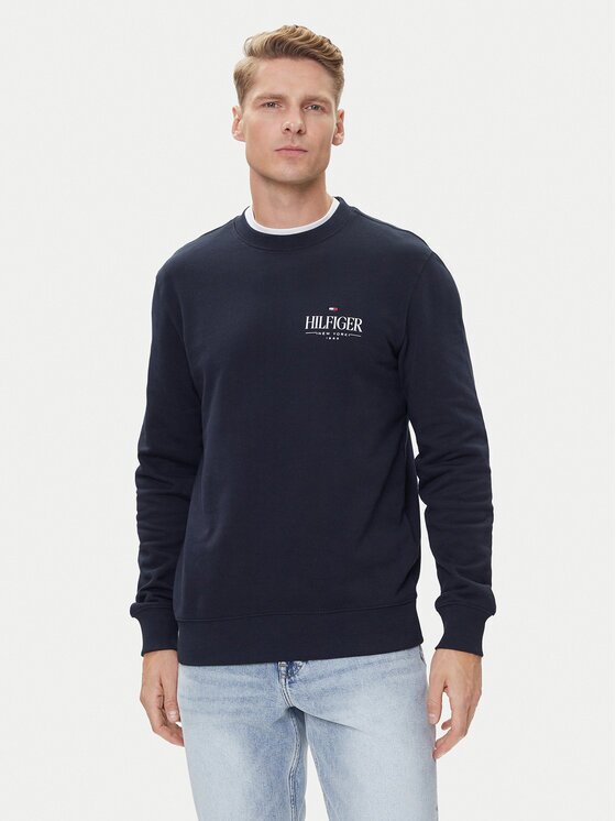 Tommy Hilfiger Bluză Stacked MW0MW39376 Regular Fit