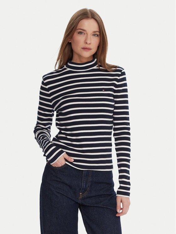 Tommy Hilfiger Bluză WW0WW47307 Slim Fit