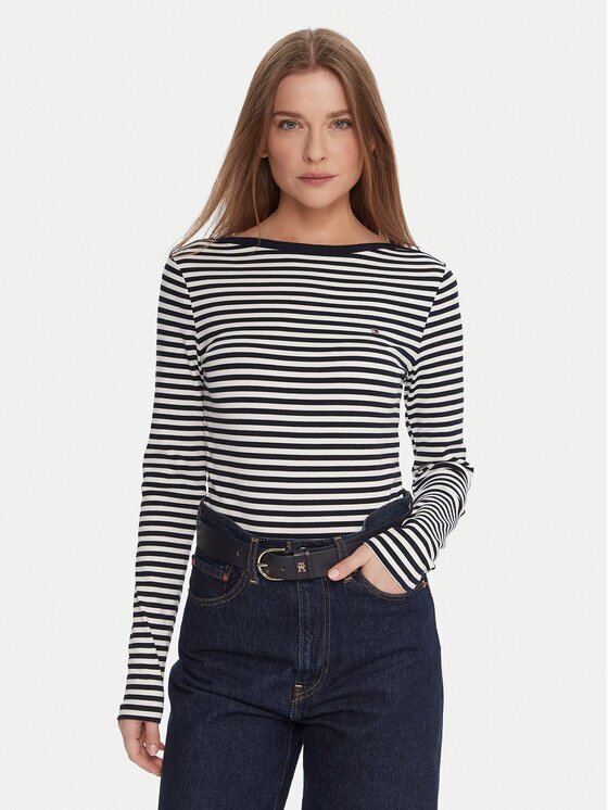 Tommy Hilfiger Bluză WW0WW47309 Slim Fit