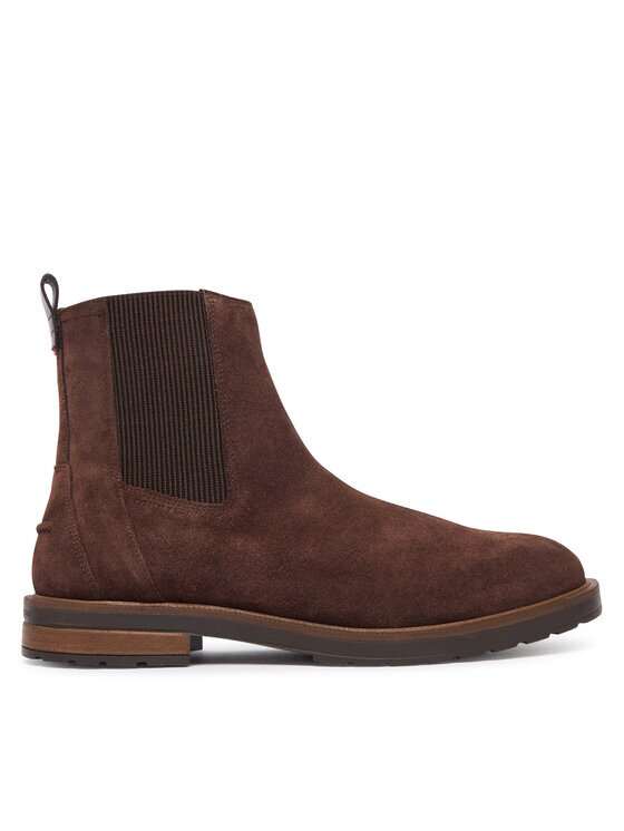 Tommy Hilfiger Botine Cleated Hilifger Suede Boot FM0FM05961