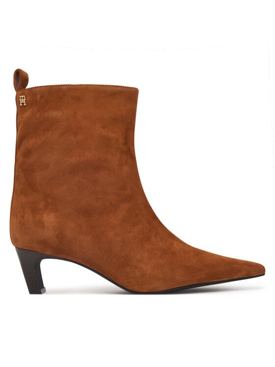 Tommy Hilfiger Botine Kitten Heel Suede Ankle Boot FW0FW09670