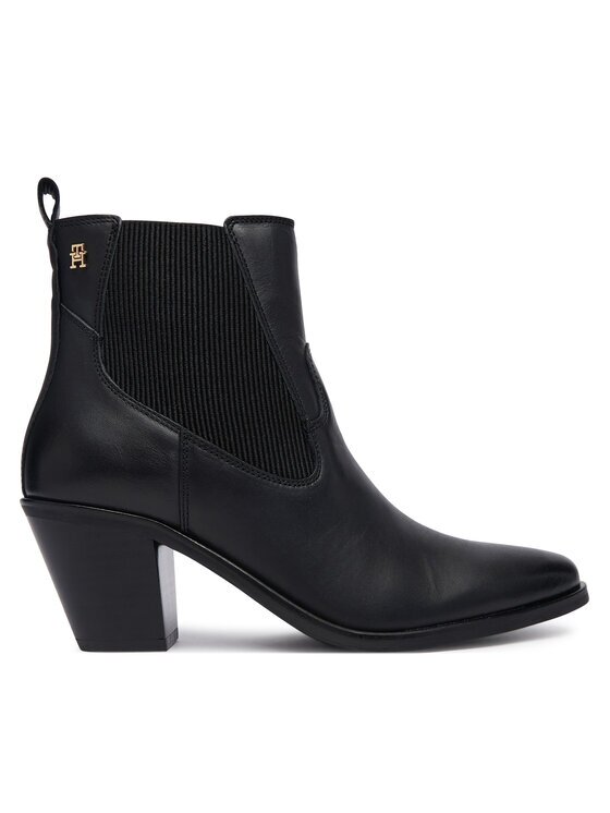Tommy Hilfiger Botine Leather Western Chelsea Boot FW0FW09582