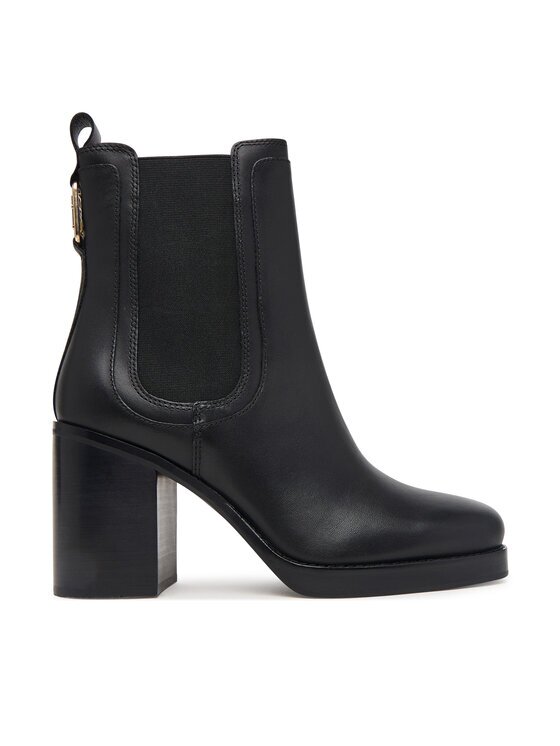 Tommy Hilfiger Botine Ltr Square Toe Heel Chelsea Boot FW0FW09555