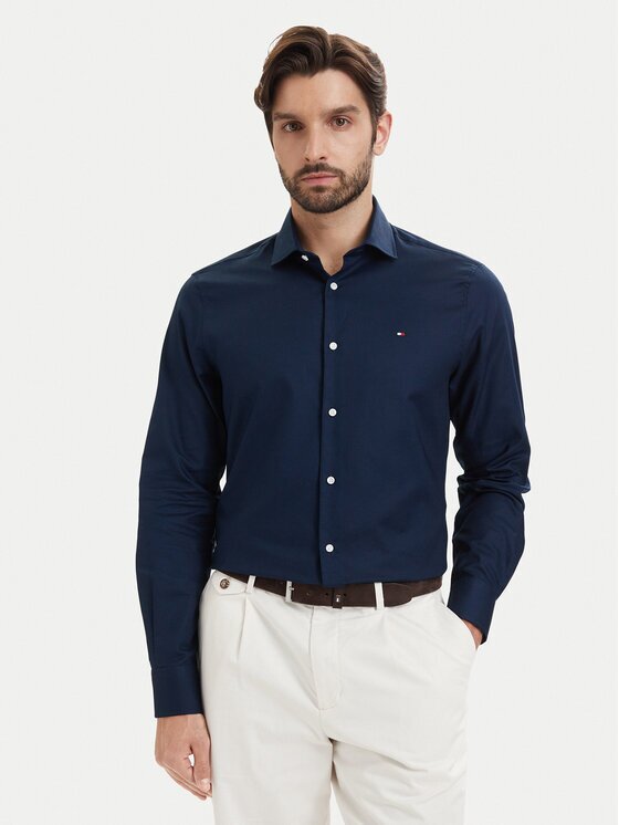 Tommy Hilfiger Cămașă Dobby MW0MW43747 Regular Fit
