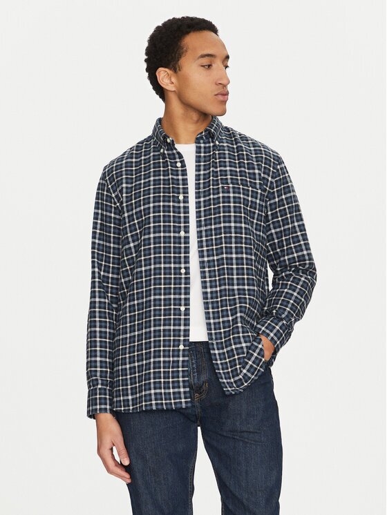 Tommy Hilfiger Cămașă Gingham MW0MW37573 Regular Fit