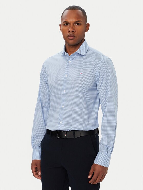 Tommy Hilfiger Cămașă Gingham MW0MW42931 Regular Fit