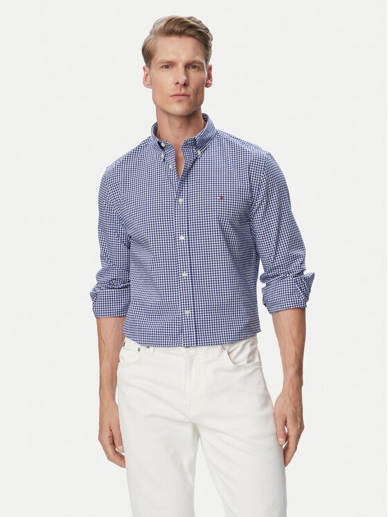 Tommy Hilfiger Cămașă Gingham MW0MW43319 Regular Fit