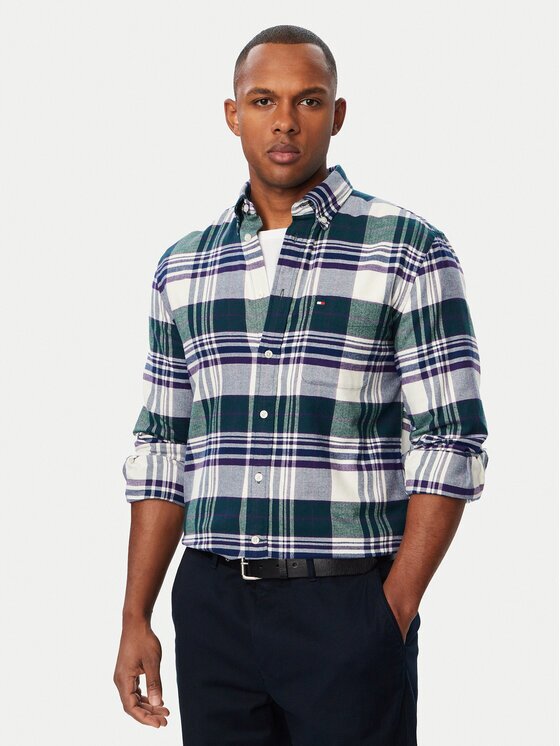 Tommy Hilfiger Cămașă Hero Flannel MW0MW44592 Regular Fit