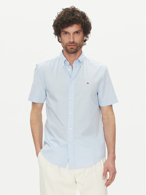 Tommy Hilfiger Cămașă MW0MW37584 Albastru celest Regular Fit