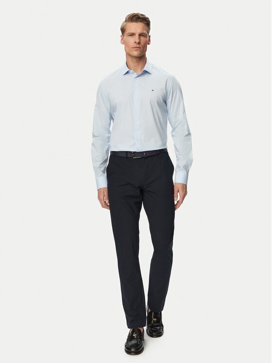 Tommy Hilfiger Cămașă MW0MW38347 Albastru celest Slim Fit