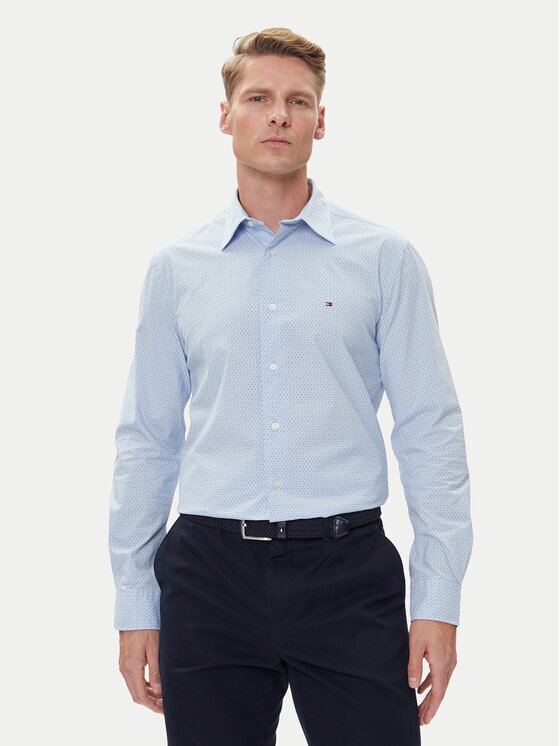 Tommy Hilfiger Cămașă MW0MW39438 Albastru celest Regular Fit