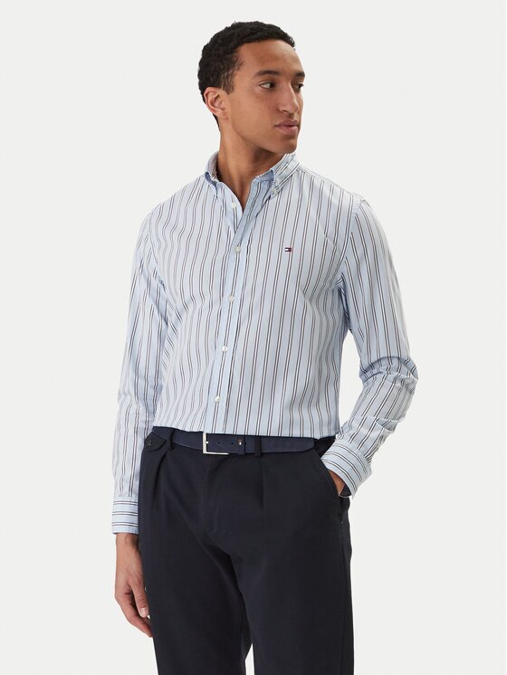 Tommy Hilfiger Cămașă MW0MW42441 Albastru celest Regular Fit