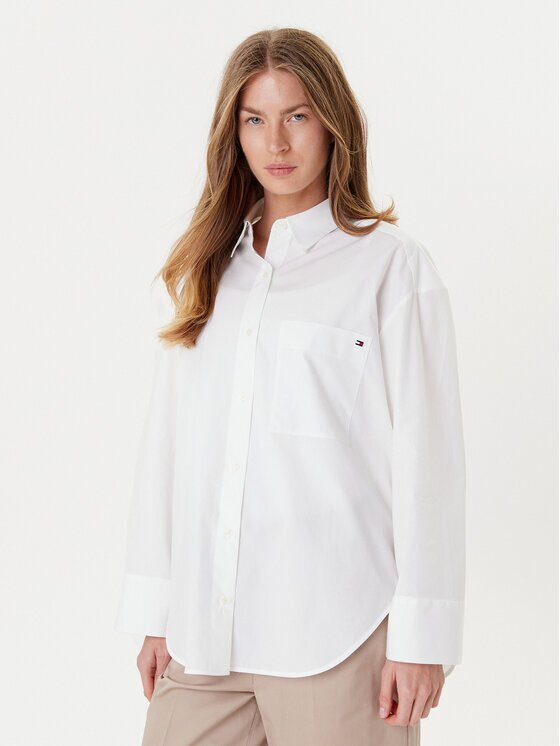 Tommy Hilfiger Cămașă New Easy WW0WW45892 Relaxed Fit