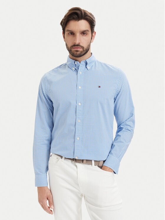 Tommy Hilfiger Cămașă Poplin MW0MW43319 Regular Fit
