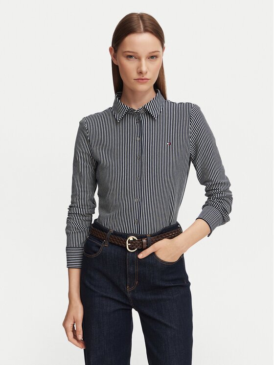 Tommy Hilfiger Cămașă WW0WW43528 Slim Fit