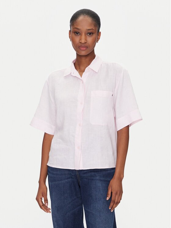 Tommy Hilfiger Cămașă WW0WW44720 Relaxed Fit
