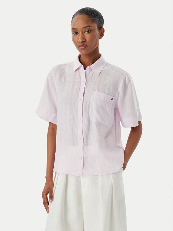 Tommy Hilfiger Cămașă WW0WW48925 Relaxed Fit