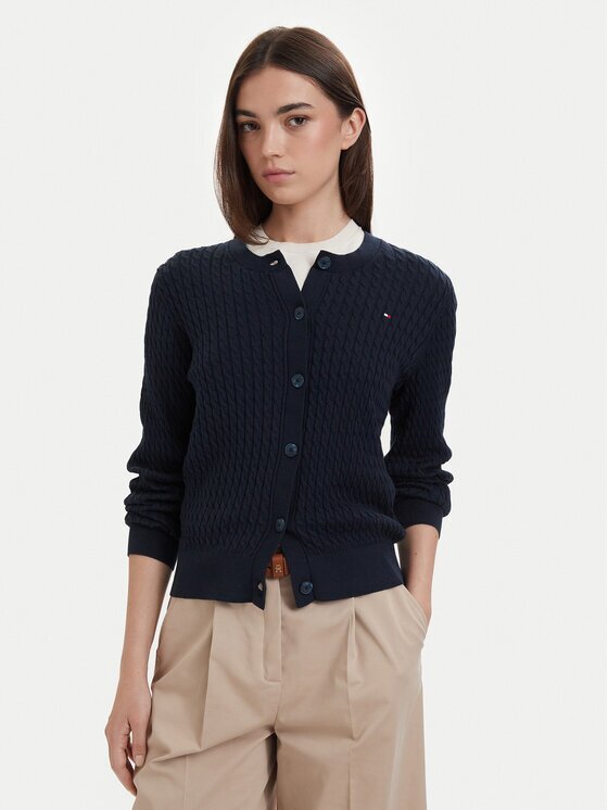 Tommy Hilfiger Cardigan WW0WW43329 Regular Fit
