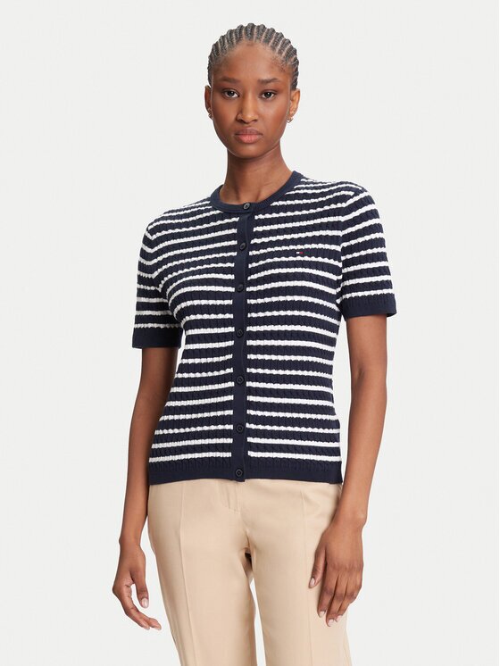 Tommy Hilfiger Cardigan WW0WW45707 Slim Fit