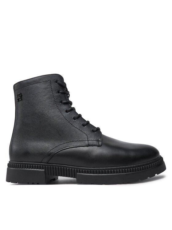 Tommy Hilfiger Cizme Comfort Tl Texture Lth Boot FM0FM05182