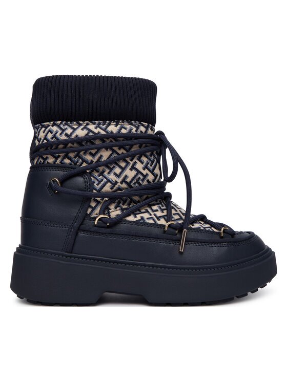 Tommy Hilfiger Cizme de zăpadă Monogram Water Resist Snow Boot FW0FW09491