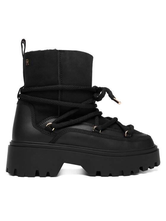 Tommy Hilfiger Cizme de zăpadă Real Shearling Laceup Snowboot FW0FW08996