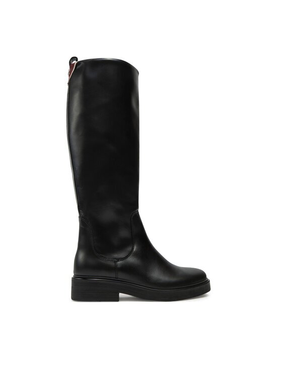 Tommy Hilfiger Cizme Premium Leather Long Boot FW0FW08180