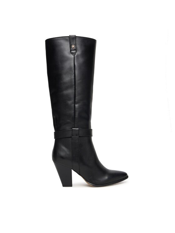 Tommy Hilfiger Cizme T-Strap Pointy FW0FW08982