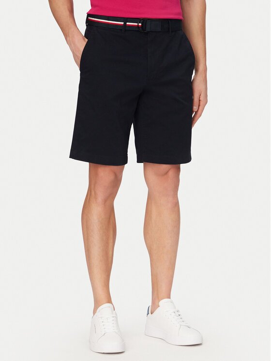 Tommy Hilfiger Compleu pantaloni scurți și curea Denton MW0MW42349 Slim Fit