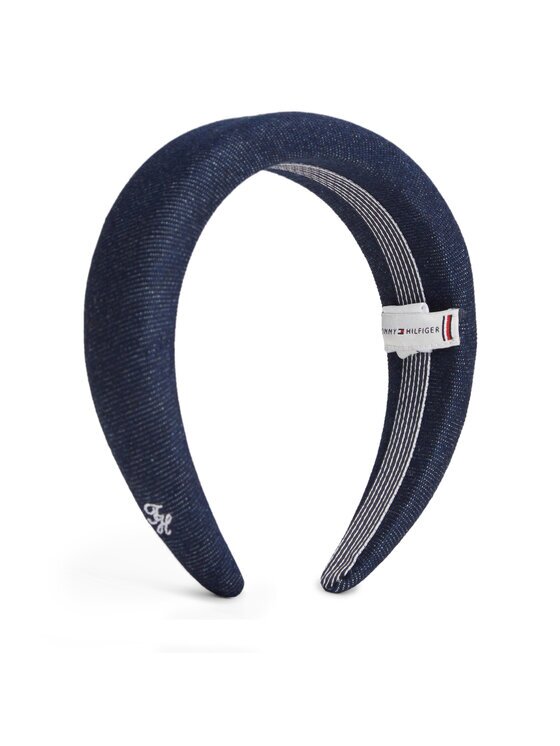 Tommy Hilfiger Cordeluță Denim Logo Padded Headband AW0AW18661
