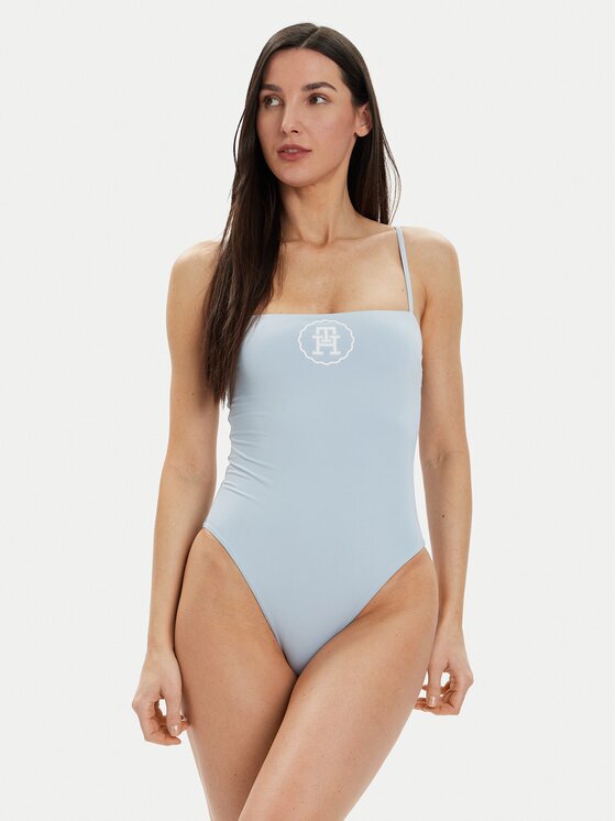Tommy Hilfiger Costum de baie UW0UW05393 Albastru celest