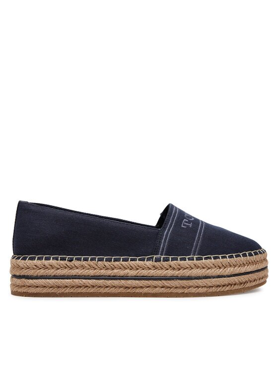 Tommy Hilfiger Espadrile Denim Platform Espadrille FW0FW08543