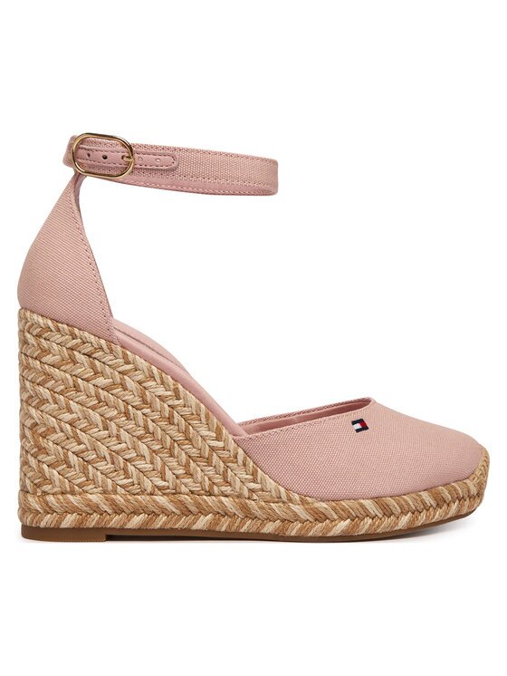 Tommy Hilfiger Espadrile Flag High Wedge Espad Closed Toe FW0FW09225