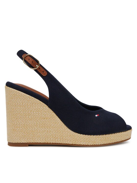 Tommy Hilfiger Espadrile Flag High Wedge Espad Slingback FW0FW08597