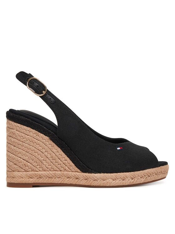 Tommy Hilfiger Espadrile Flag High Wedge Espad Slingback FW0FW09343