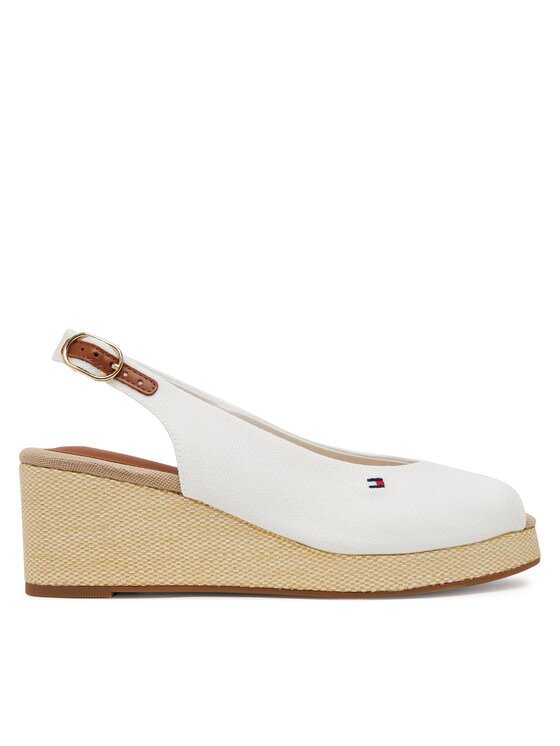 Tommy Hilfiger Espadrile Flag Mid Wedge Espad Slingback FW0FW08595