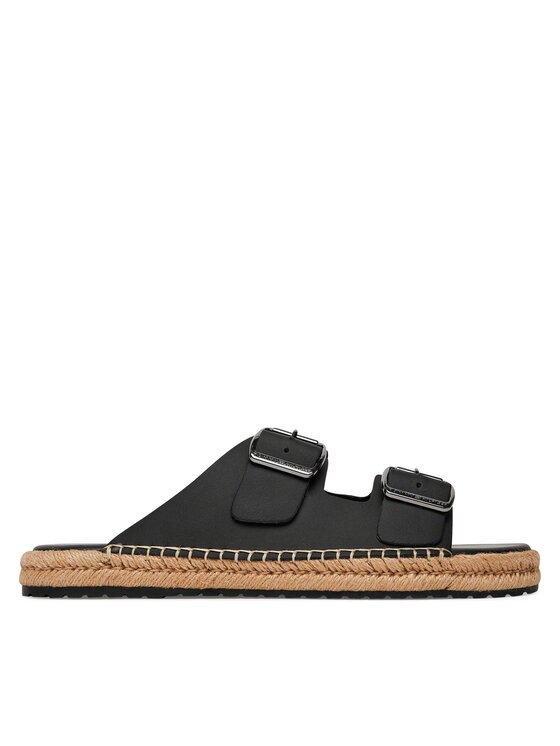 Tommy Hilfiger Espadrile Flex Jutte Hilfiger Lth Sandal FM0FM05646