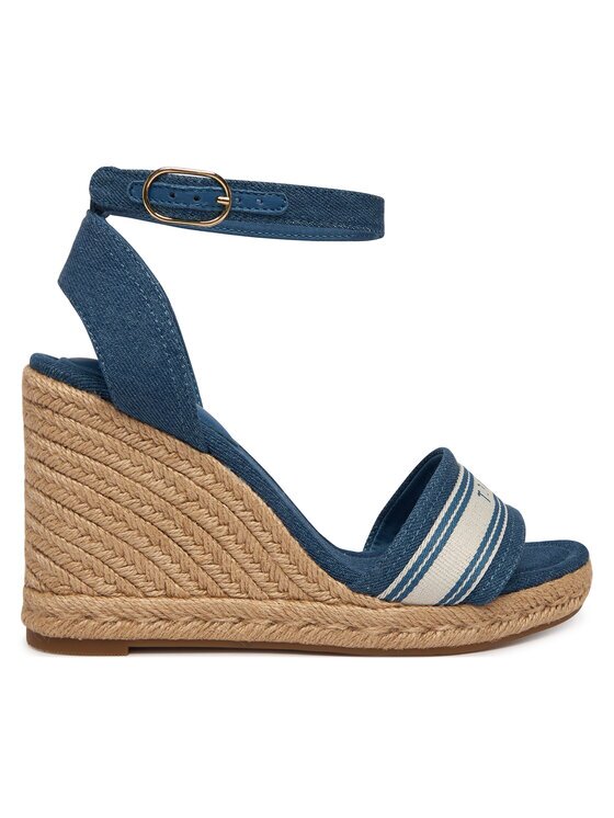 Tommy Hilfiger Espadrile High Wedge Espad Webbing FW0FW09342