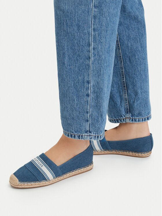 Tommy Hilfiger Espadrile Hilfiger Webbing Espadrille FW0FW09334
