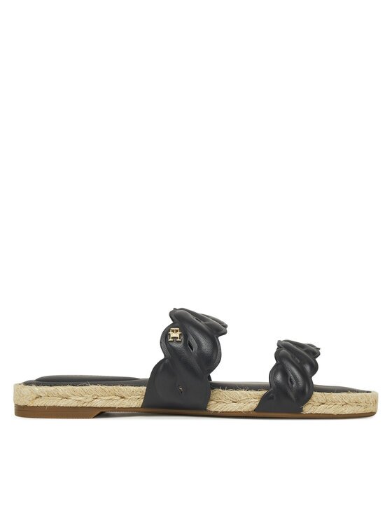 Tommy Hilfiger Espadrile Leather Rope Espadrille Mule FW0FW08503